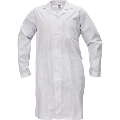 Cerva FERN hosszúujjú férfi köpeny fehér termék fő termékképe