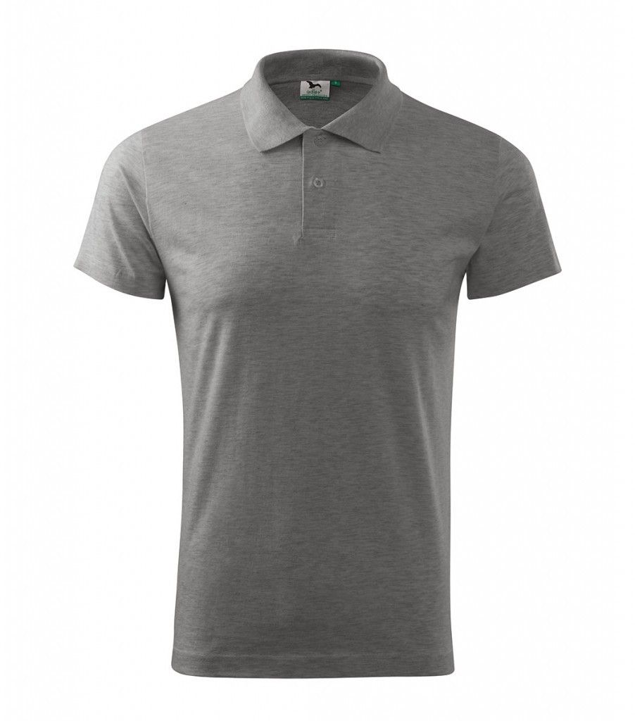 Malfini Póló galléros Malfini Single J. 202 Sötétszürke Melírozott termék fő termékképe