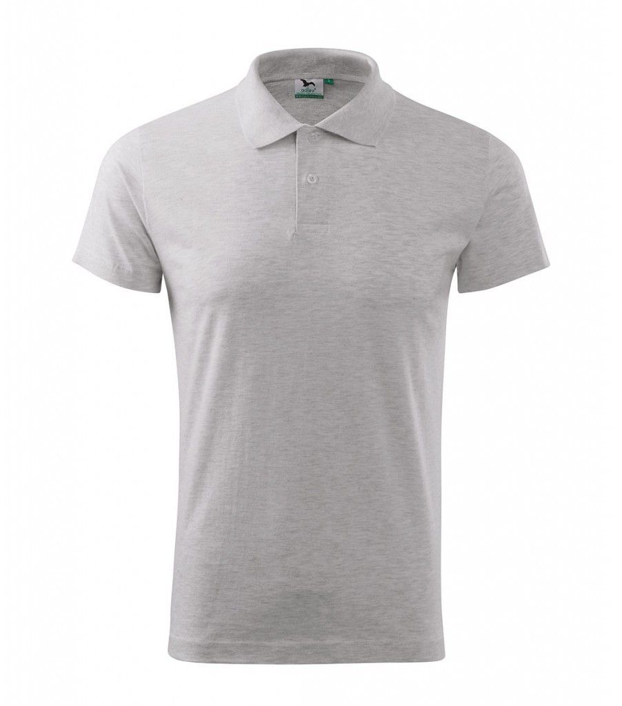 Malfini Póló galléros Malfini Single J. 202 Világosszürke Melírozott termék fő termékképe