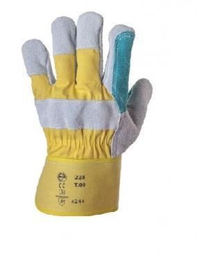 EP BŐRKESZTYŰ, 4244, DUPLA HASÍTÉKBŐR TENYÉR /SÁRGA VÁSZON termék fő termékképe