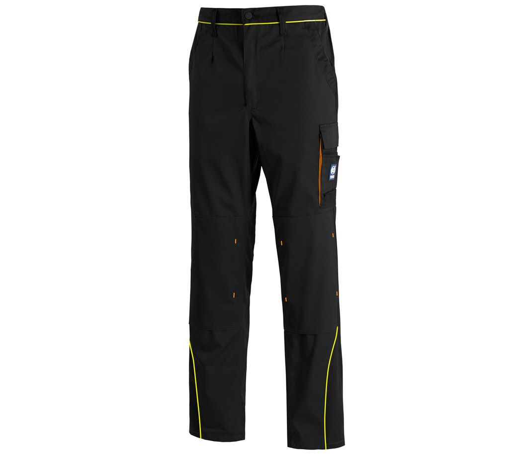 BURGIA IMAGE AIR derekas munkanadrág fekete-narancs-sárga termék fő termékképe