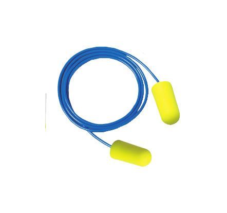 3M ES-01-005 EARSOFT ZSINÓROS FÜL-DUGÓ, NEON SÁRGA SNR 36dB termék fő termékképe