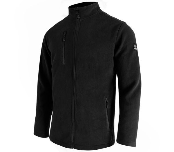 BURGIA SUPERSOFT uniszex polár pulóver  fekete-fekete termék fő termékképe