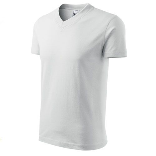 Malfini 102 V nyakú póló fehér termék fő termékképe