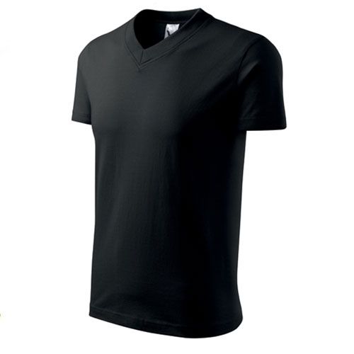 Malfini 102 V-nyakú póló fekete termék fő termékképe