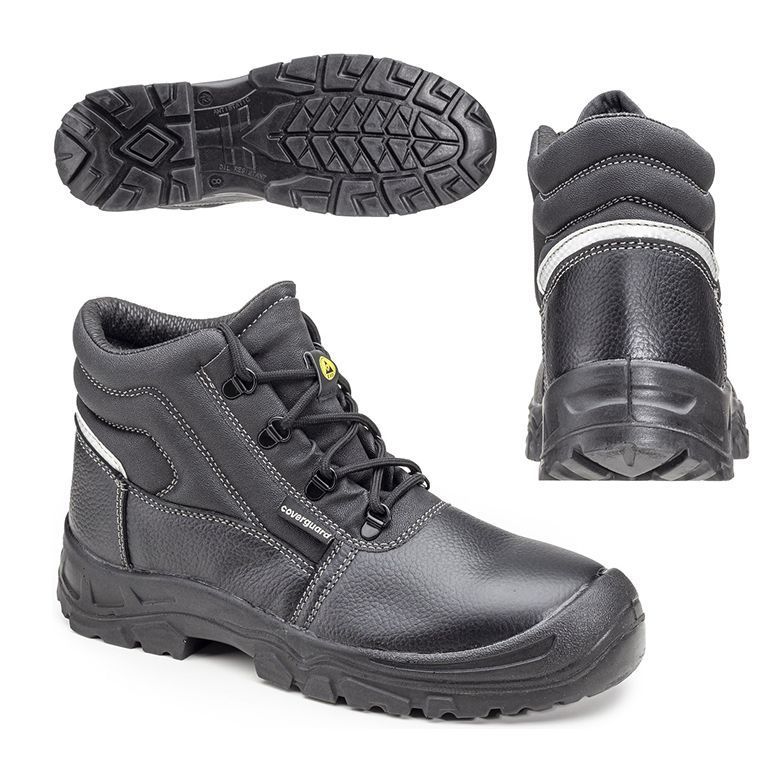 Coverguard AZURITE II S3 SRC ESD fekete védőbakancs termék fő termékképe
