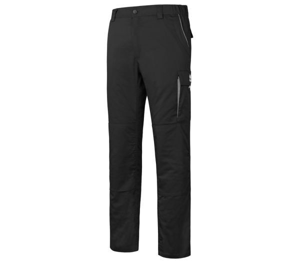 BURGIA PURE sztreccs derekas munkanadrág fekete-antracit termék fő termékképe