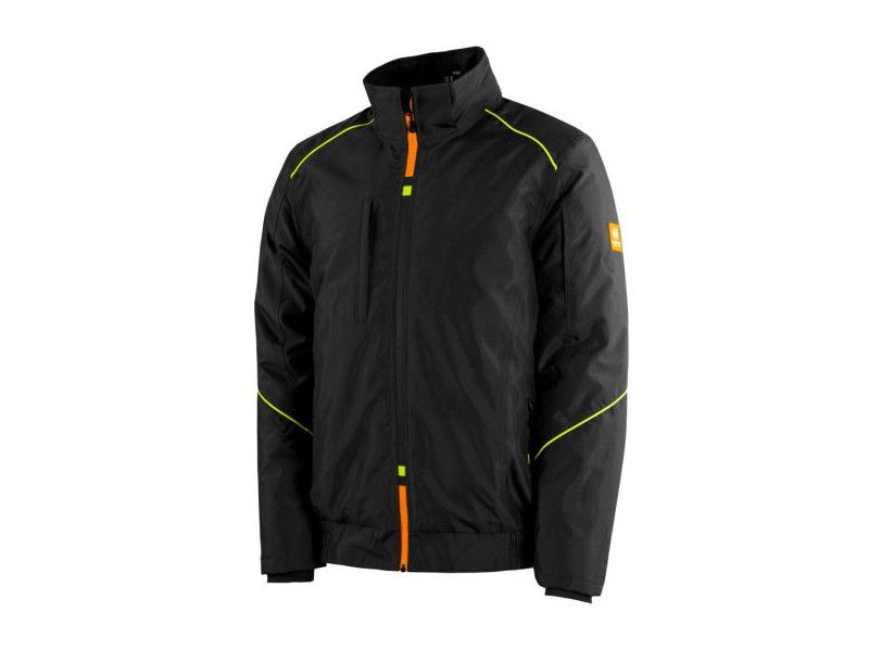 BURGIA IMAGE vizálló télikabát fekete/narancssárga/sárga termék fő termékképe