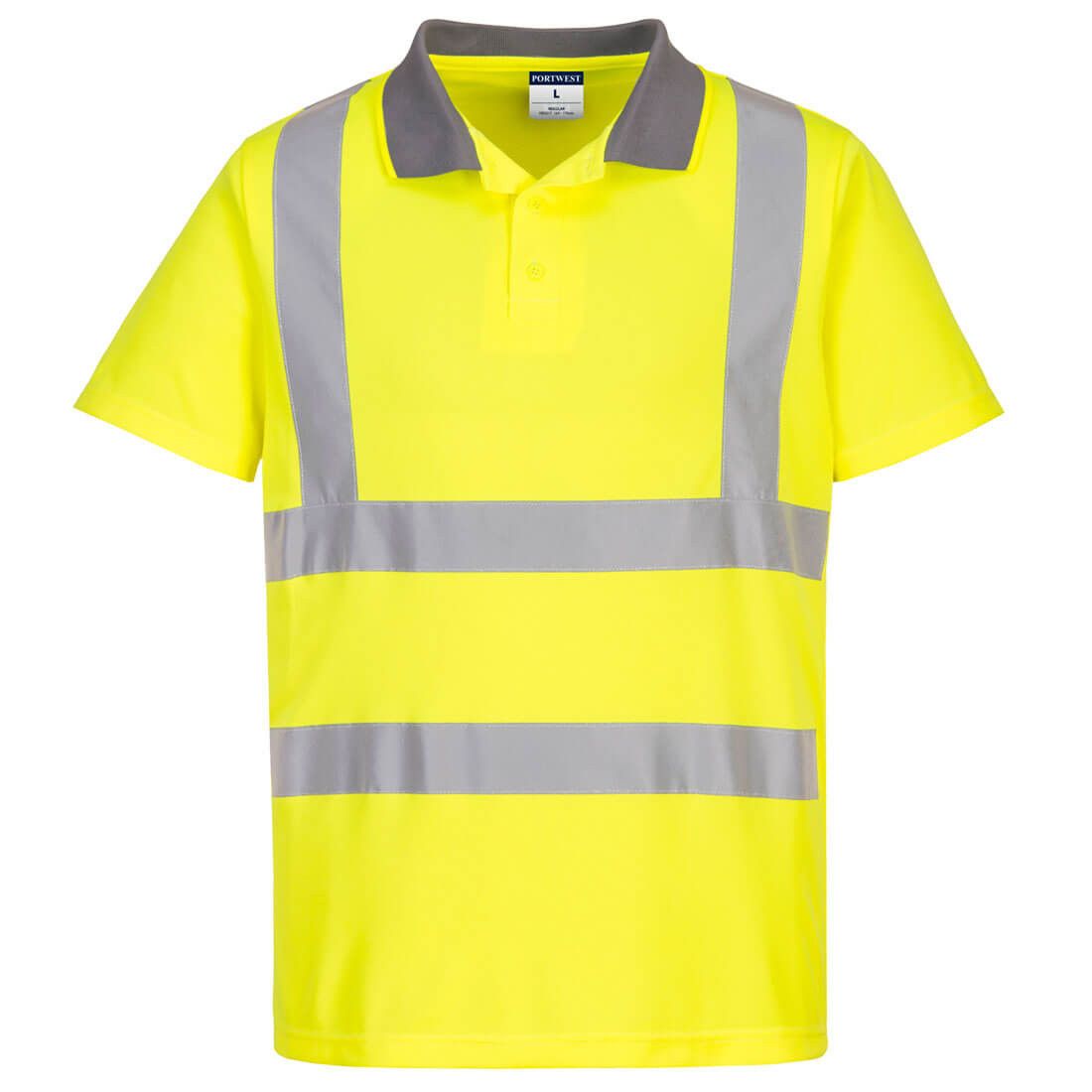 Portwest EC10 - Eco Hi-Vis pólóing S/S, sárga termék fő termékképe