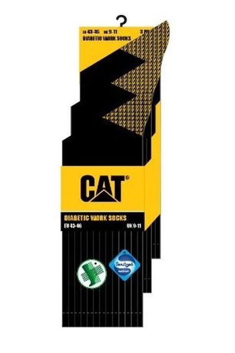 Caterpillar CAT DY187A diabetikus munkazokni FEKETE/SÁRGA termék fő termékképe
