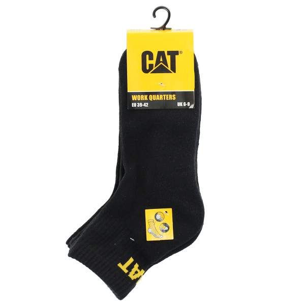 Caterpillar CAT-00261 3-pack rövid munkazokni FEKETE termék fő termékképe