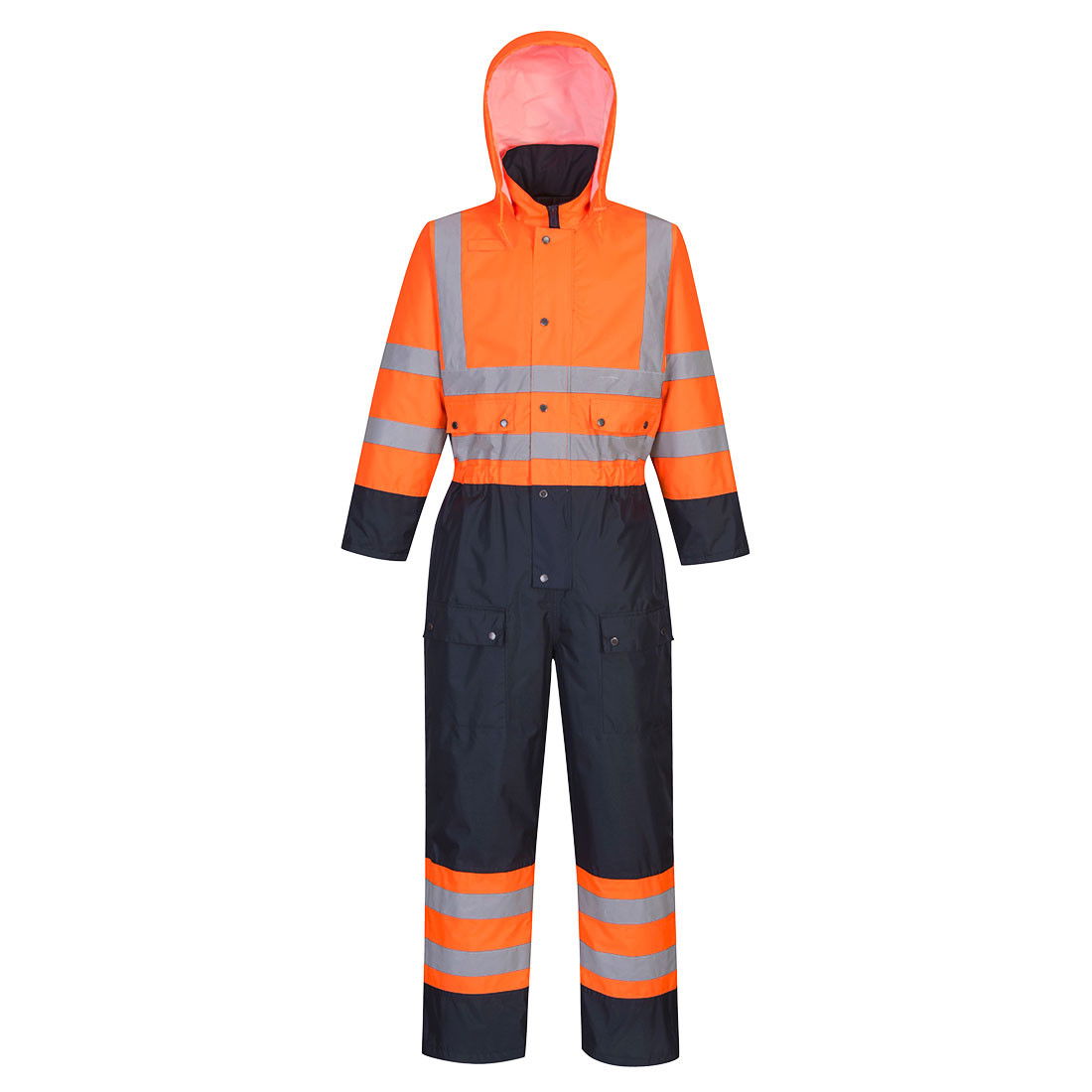Portwest S485 - Hi-Vis Contrast bélelt overál, narancs/tengerészkék termék fő termékképe