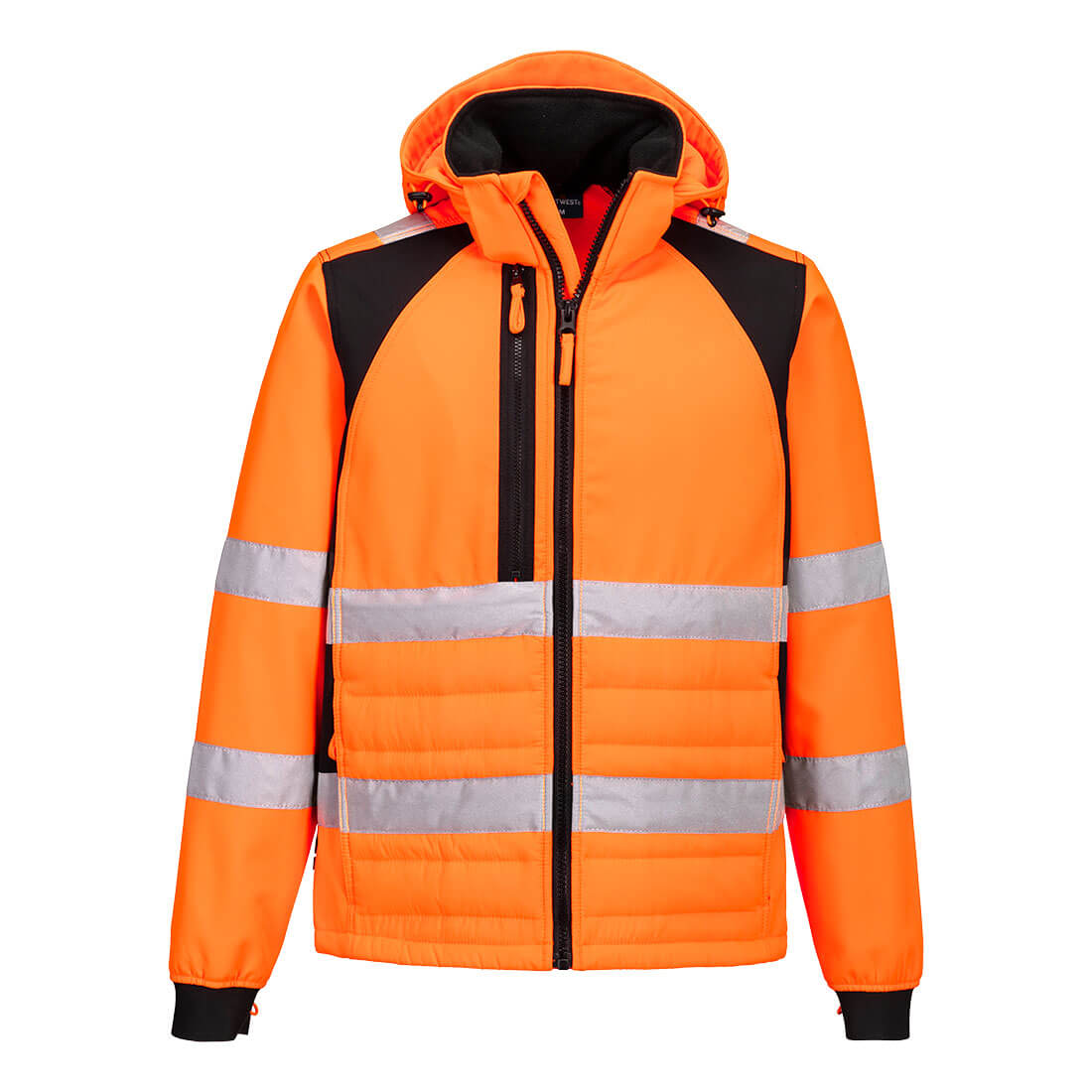 Portwest CD863 - WX2 Eco Hi-Vis hibrid jól láthatósági kabát, narancs/fekete termék fő termékképe