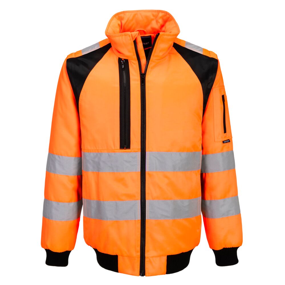 Portwest CD898 - WX2 Hi-Vis pilótadzseki, narancs/fekete termék fő termékképe