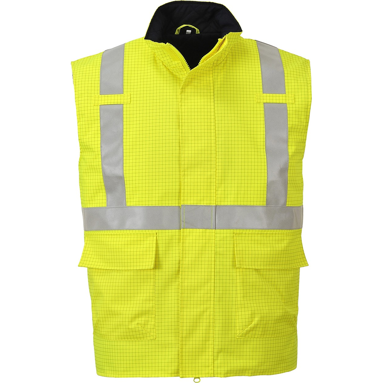Portwest S776 - Bizflame Rain Hi-Vis antisztatikus, bélelt FR mellény, sárga termék fő termékképe